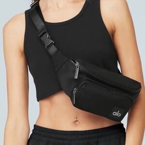 Alo Black Fanny Pack Bag
